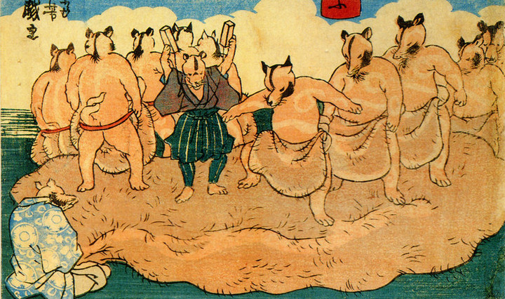 Kuniyoshi_tanuki1