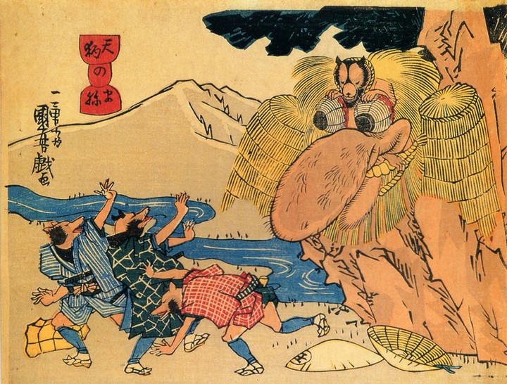 Kuniyoshi_tanuki3