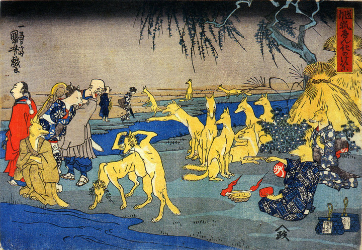 Kuniyoshi_kitsune